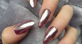 How to make mirror nails?